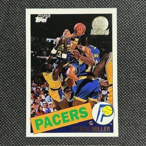 1992-93 Topps Archives Basketball Gold Reggie Miller #67 (Gold Stamp) Parallel